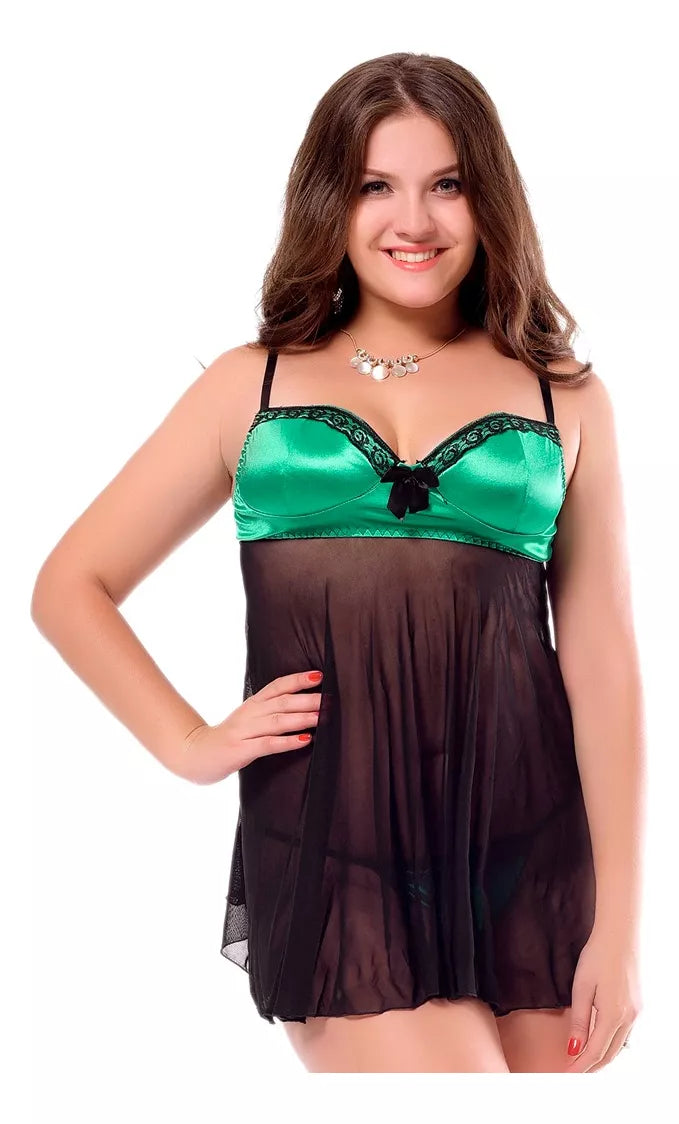 Babydoll Push-Up Verde