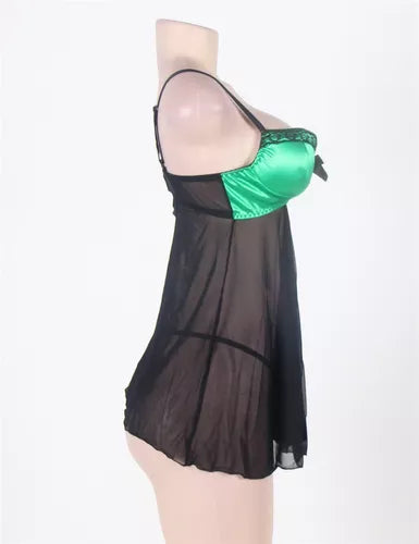 Babydoll Push-Up Verde