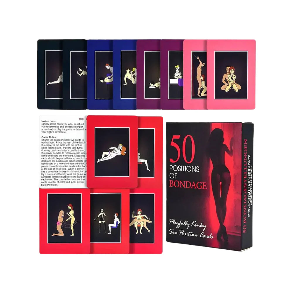 Juego de Cartas | 50 POSITIONS OF BONDAGE